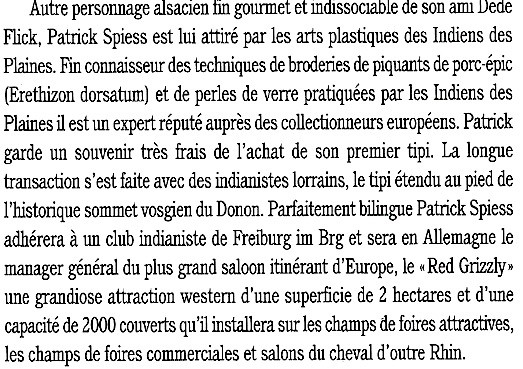 Texte de Gérard Crouzier : Génération Buffalo Bill