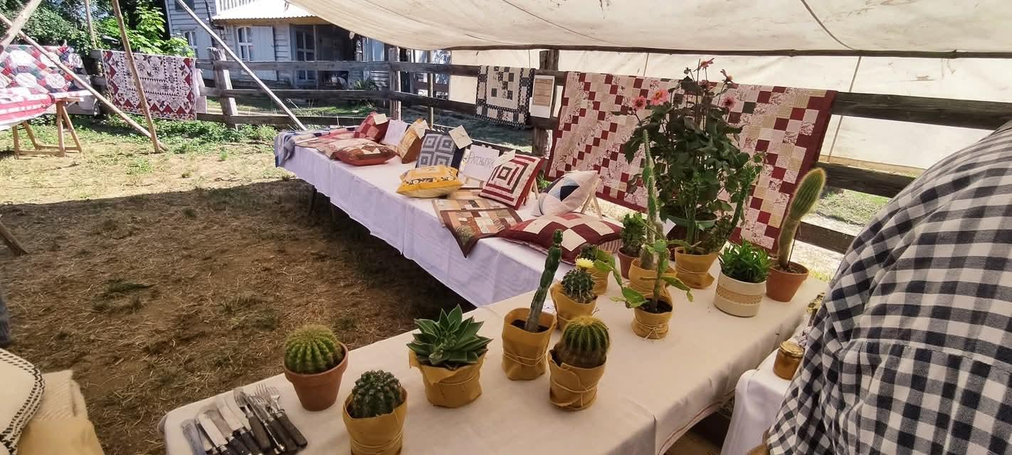 fleurs et patchworks